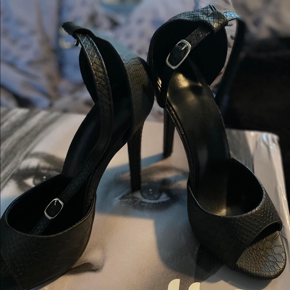 Snake Skin Heels